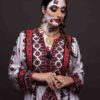 Panneau de robe brodé Balochi fait à la main - Classique