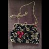 Pochette brodée avec motif floral - Tabasom