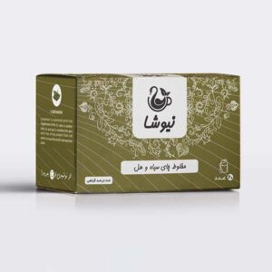 Thé noir aromatisé à la cardamome Newsha 70 g (lot de 10)