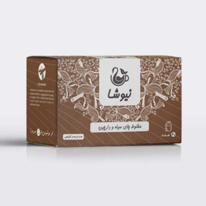 Thé noir aromatisé à la cannelle Newsha 70 g (lot de 10)