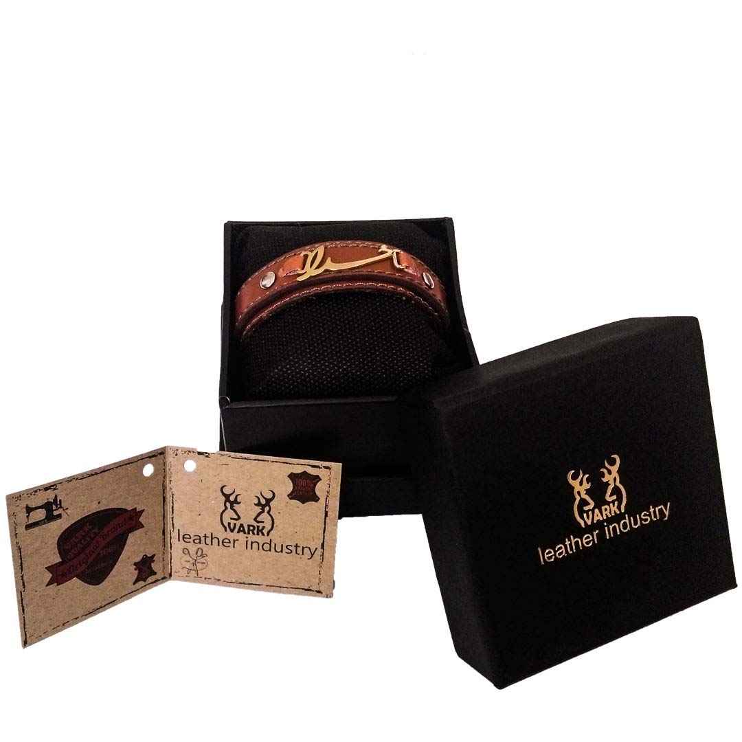 Bracelet en cuir persan pour hommes et femmes – Nom de Dieu