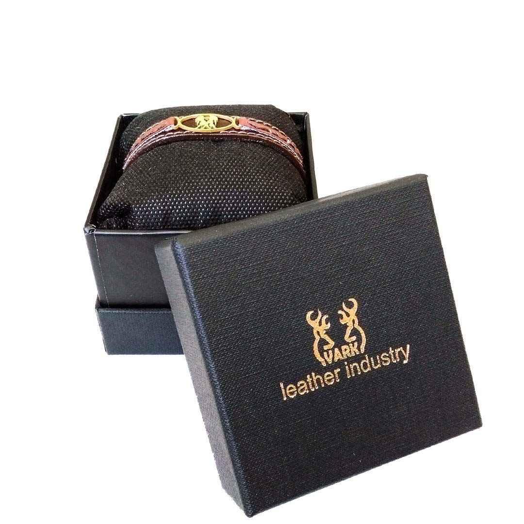 Bracelet en cuir persan pour hommes et femmes – Symbole Khordad