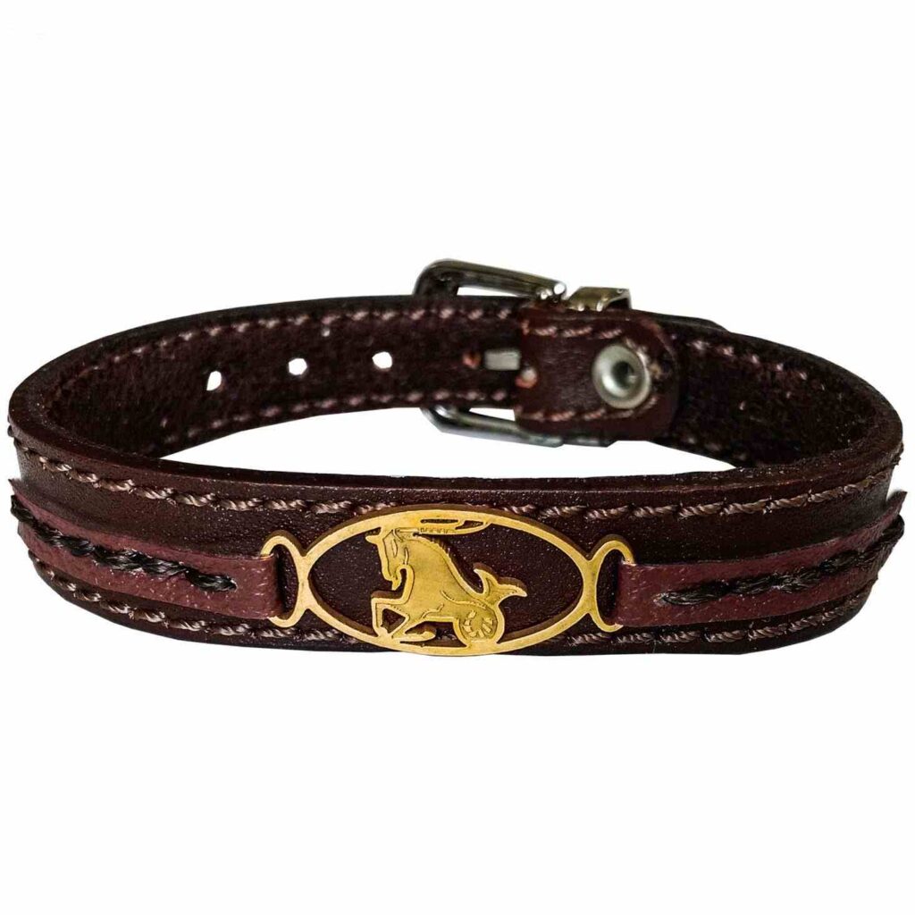 Bracelet en cuir persan pour hommes et femmes - Symbole Dey