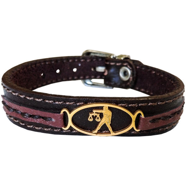 Bracelet en cuir persan pour hommes et femmes - Symbole Mehr