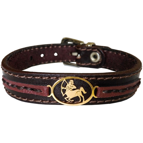 Bracelet en cuir persan pour hommes et femmes - Symbole Azar