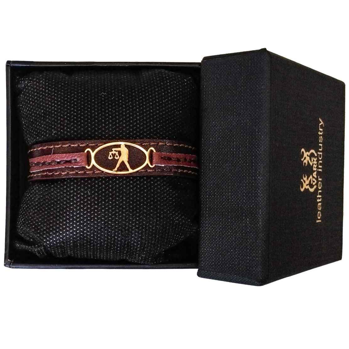 Bracelet en cuir persan pour hommes et femmes – Symbole Mehr