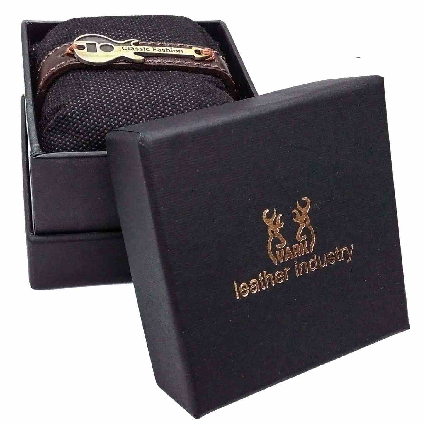 Bracelet en cuir pour hommes et femmes – Guitare