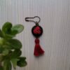 Embroidered Brooch Pin – Red Flower Model