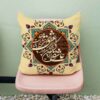 Housse de coussin en velours persan - Design Calligraphie (Set de 2)