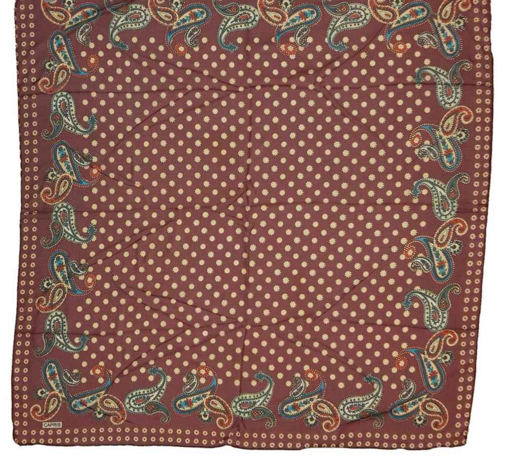 **Foulard en soie pour femmes – Motif Paisley de luxe, design Termeh vibrant**