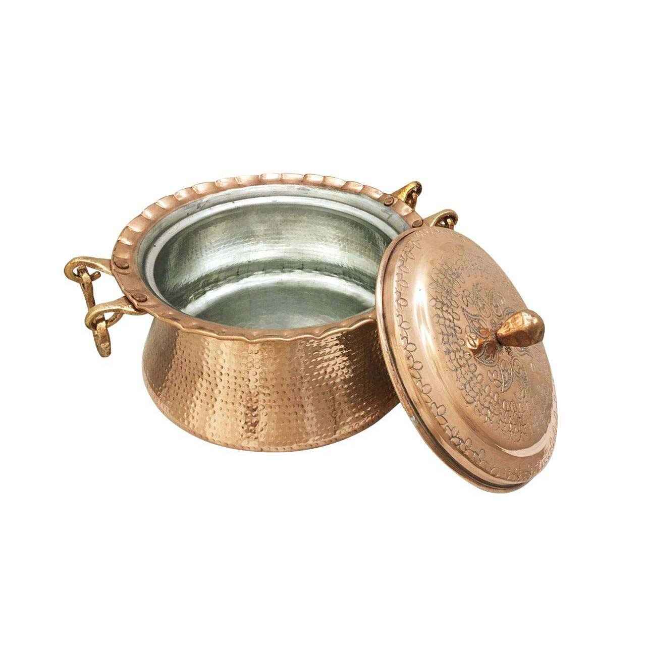 Marmite en cuivre persan – Modèle traditionnel de marmite 02