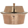 Marmite en cuivre persan - Style de cuisson martelé traditionnel W542