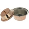 Marmite en cuivre persan - Style de cuisson martelé traditionnel W542
