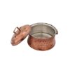 Marmite en cuivre persan - Style de cuisson martelé traditionnel D265