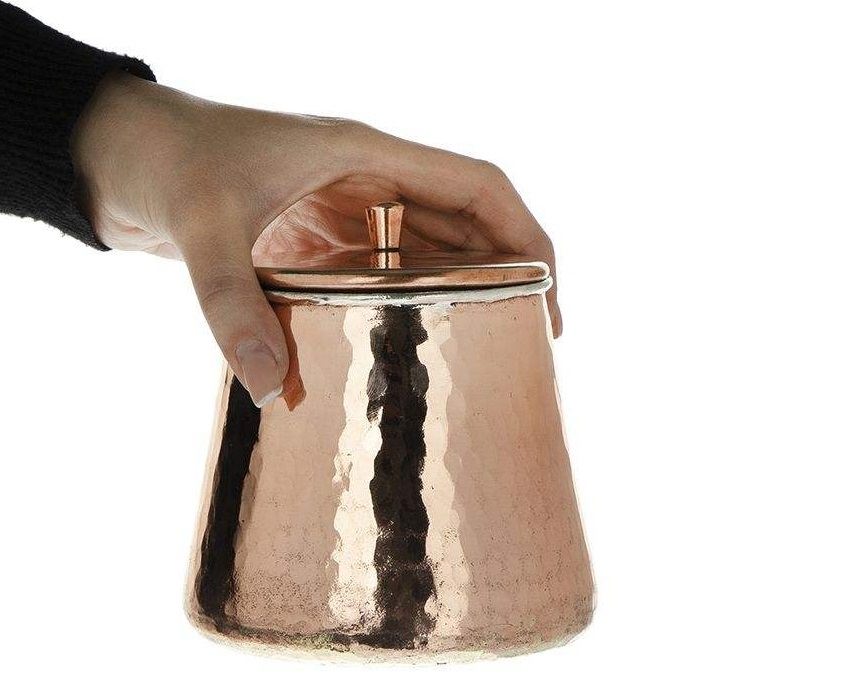 Pot persan en cuivre pour Abgoosht avec couvercle idéal pour la préparation de plats traditionnels Modèle FG45