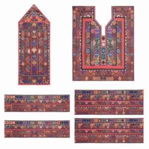 Panneau de robe brodé Balochi fait à la main – GL
