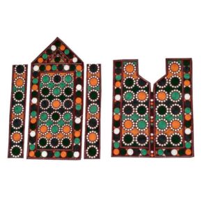 Panneau de robe brodé Balochi fait à la main