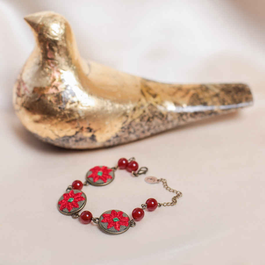 Bracelet brodé Persan Modèle Raha
