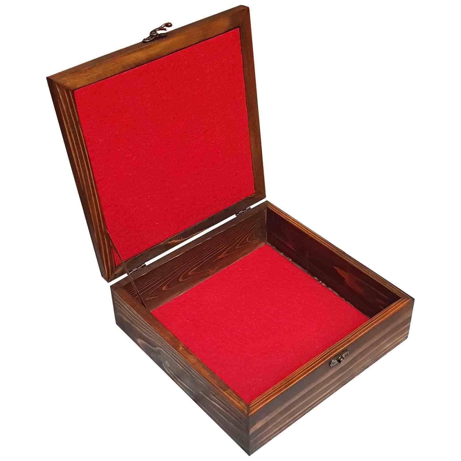 Boîte en Bois pour Cadeaux – Motif Persan Inspiré Carrelage