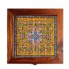 Boîte en Bois pour Cadeaux – Motif Persan Inspiré Carrelage