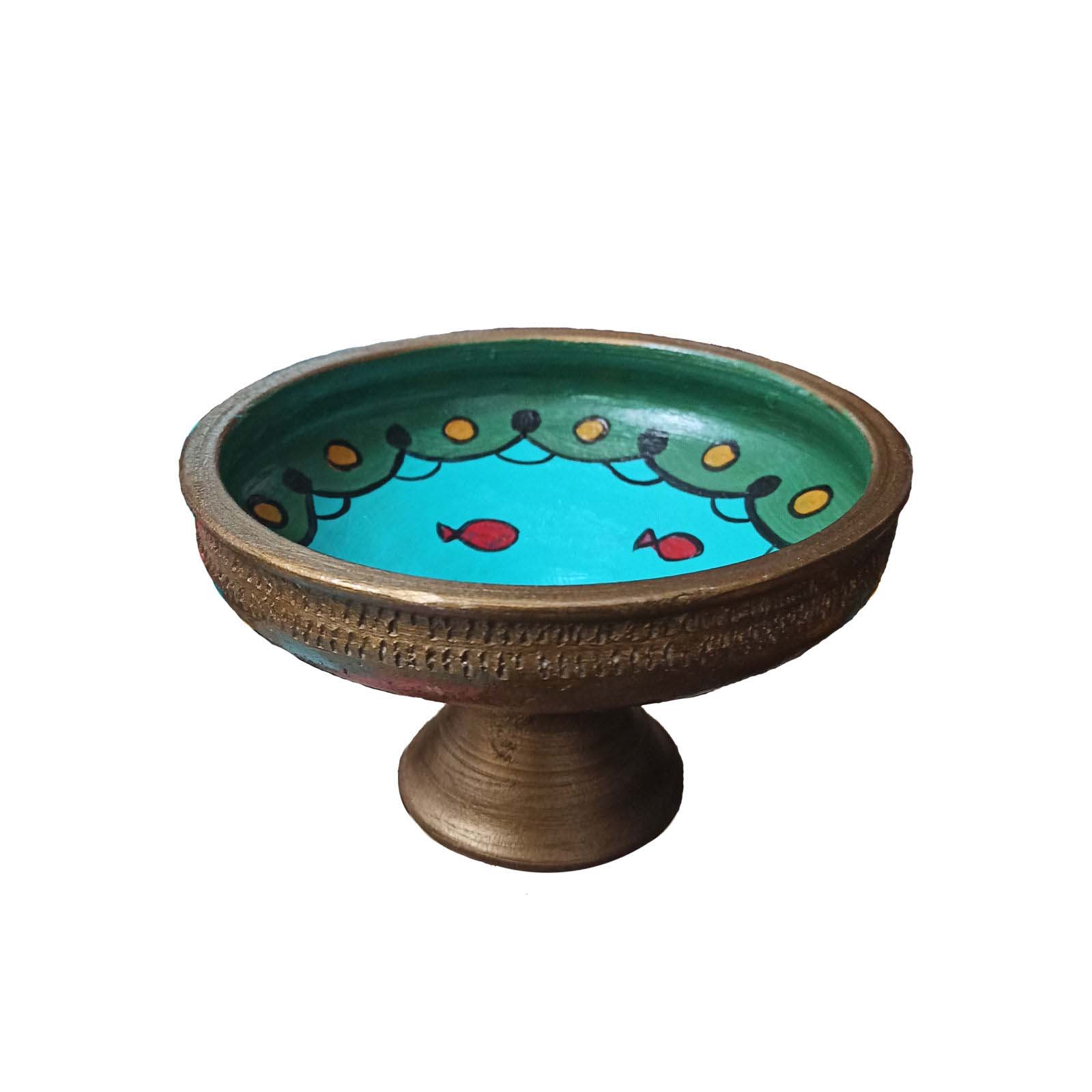 Set Haft-sin en céramique élégant pour Nowruz, le Nouvel An persan Fleur