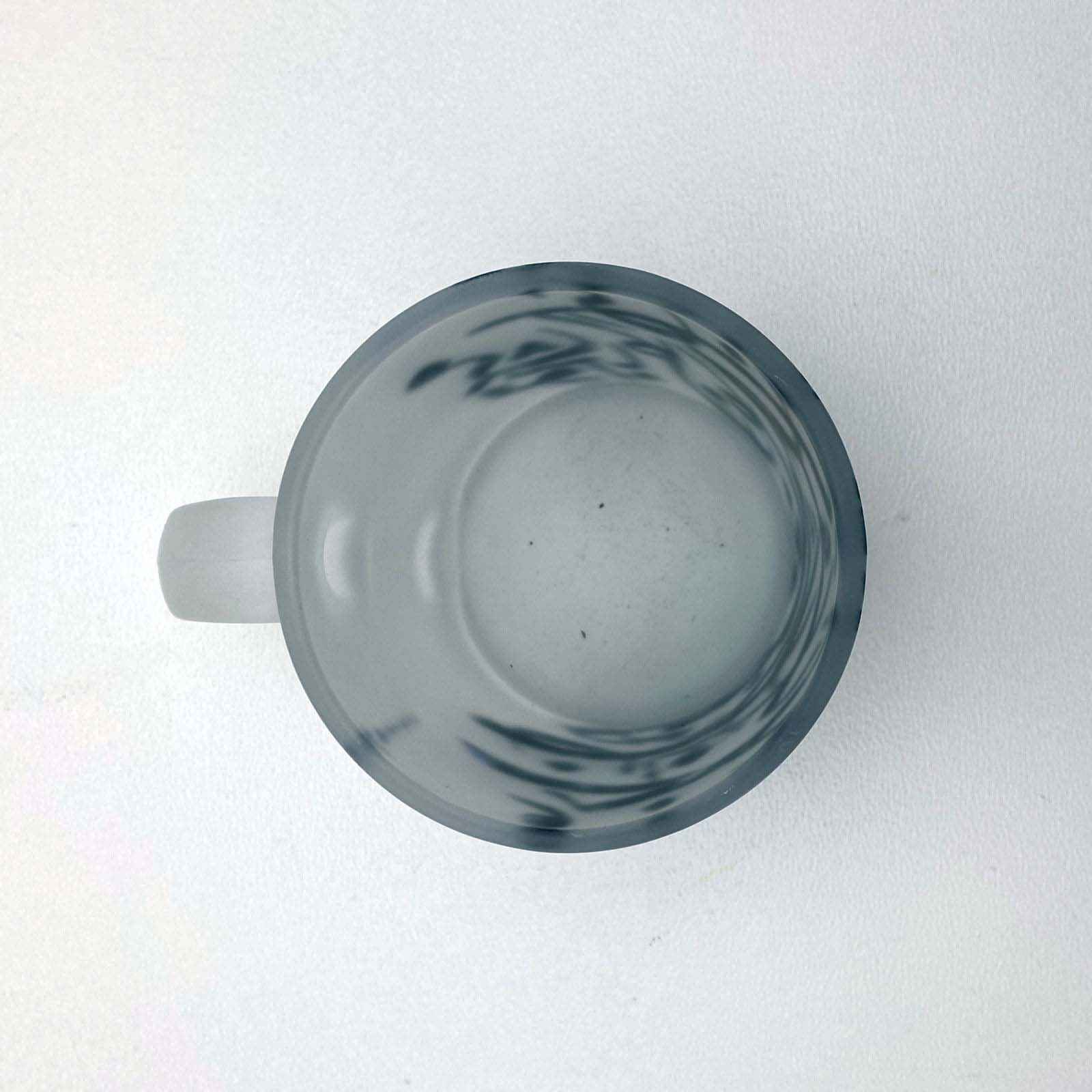 Tasse à café en céramique perse ornée de calligraphie Mashgh