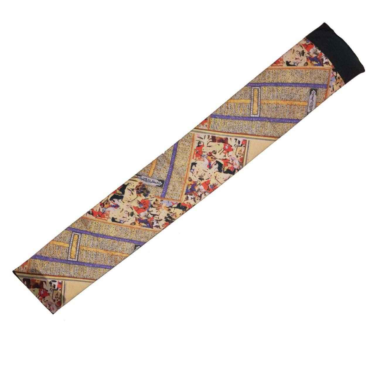 Foulard en soie persane pour femme – Luxe et vibrant Shahnameh