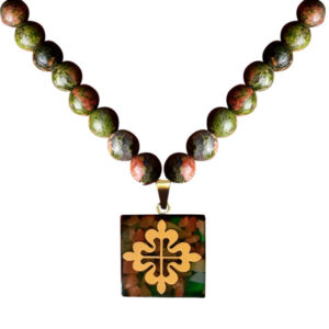 Collier plaqué or persan pour femmes Mahan