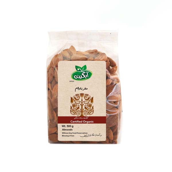 Amandes 100 % organiques et non décortiquées - Paquet de 500 g