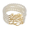 Bracelet Perlé Persan pour Femme – Poème Calligraphié