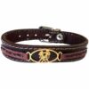 Bracelet en cuir persan pour hommes et femmes - Symbole Khordad