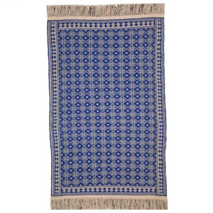 Tapis de sol Zilou tissé à la main persan Bleu