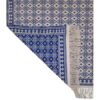 Tapis de sol Zilou tissé à la main persan Bleu