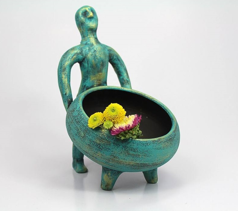 Bougeoir en poterie persane fait main avec élégance artisanale Dummy