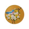 Plaque en céramique décorative peinte à la main Oiseau