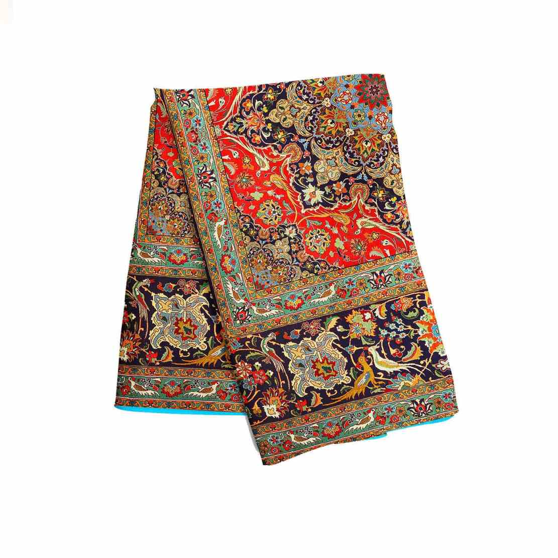 Foulard d’été pour femmes – Imprimé floral luxueux avec motif oiseaux