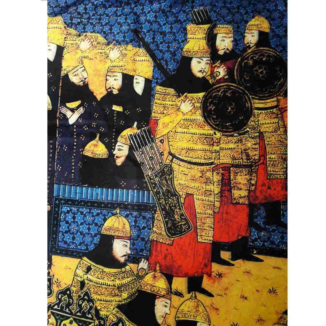 Châle imprimé perse pour femme – Lashgariyan artistique