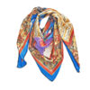 Foulard en soie persan pour femmes – Imprimé Shahnameh luxueux et vibrant, style estival