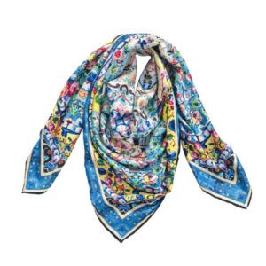 Silk Scarf for Women – Luxe Paisley Print, Vibrant Cashmere Design