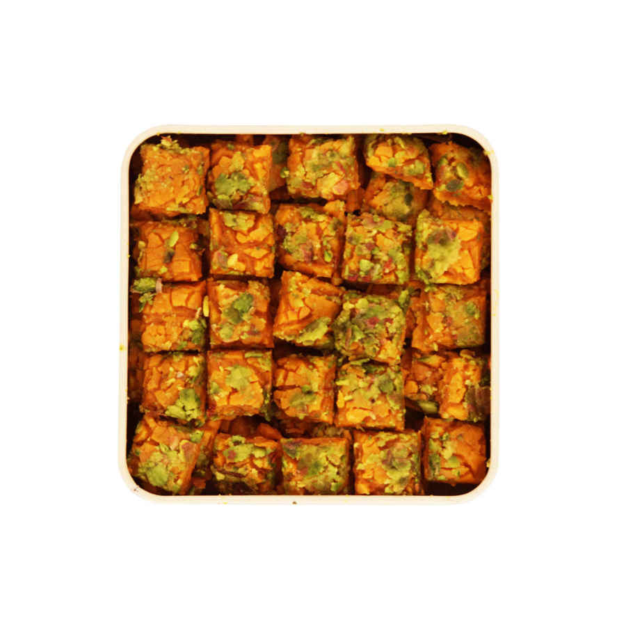 Sohan persan aux pistaches : délicieux caramel dur au safran et à l’eau de rose (2 paquets)