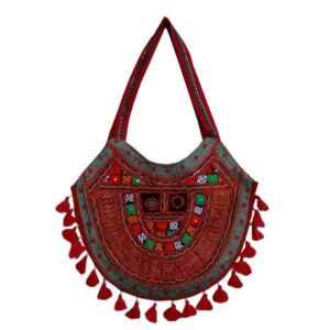 Sac fourre-tout ethnique avec modèle brodé Baluchi A545