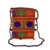 Sac à bandoulière ethnique brodé avec motif Baluchi A24