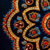 Persian Embroidered Tapestry Wall Hanging – Floral Toranj Textile Art