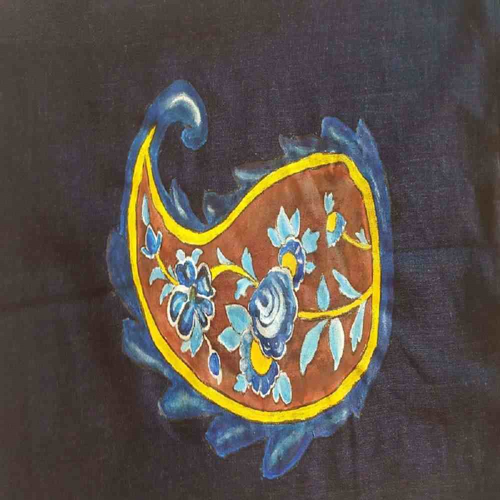 Châle Persan Traditionnel à Motif Cachemire