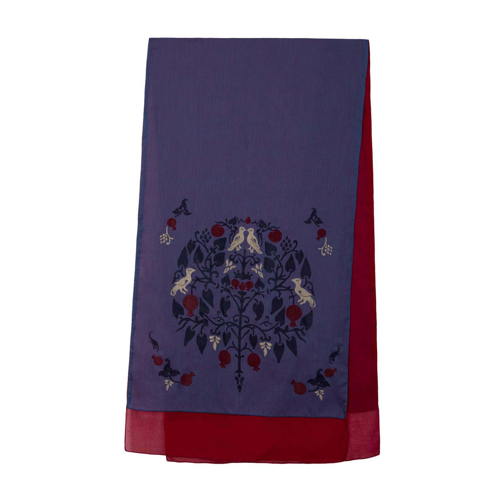 Châle artistique léger en coton – Grenade