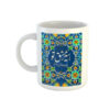 Mug à café en céramique persane – Poème en calligraphie de Hafez