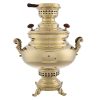 Samovar en laiton persan, théière décorative à charbon 5 litres