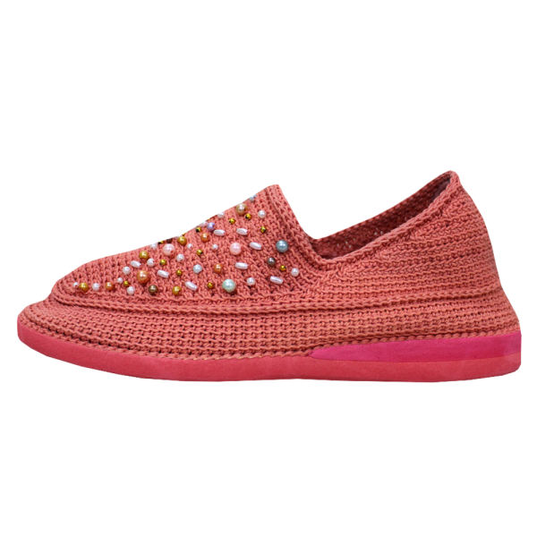 Giveh Shoes - Chaussures Persanes Artisanales Respirantes Modèle Rose