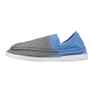 Giveh Shoes – Chaussures Persanes Artisanales Respirantes Modèle Bleu & Gris