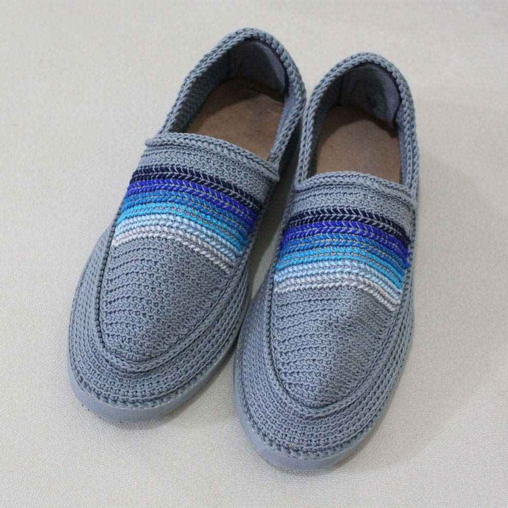 Giveh Shoes – Chaussures Persanes Artisanales Respirantes Modèle Klash Gris